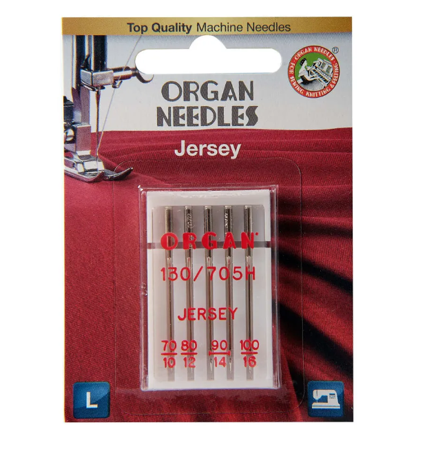 Иглы Organ джерси, №70-100, 5 шт.