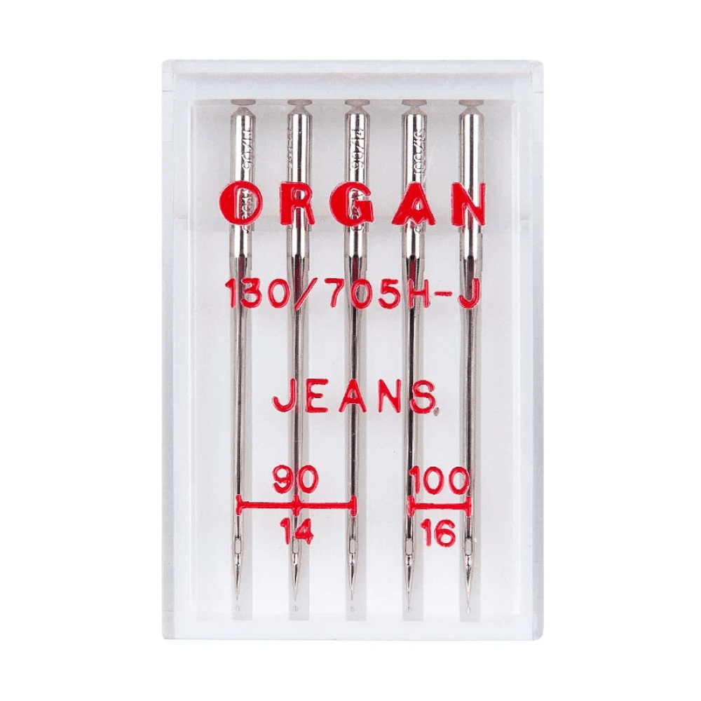 Иглы Organ джинс, №90-100, 5 шт.